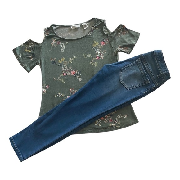 FULL TILT & CHILDREN’S PLACE-GIRLS OUTFIT-SIZE 6/7 - Picture 1 of 5